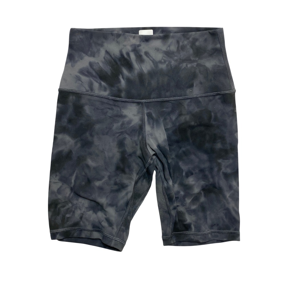 Lululemon Shorts Womens 4 Black Align Tie Dye High Rise Biker Activewear